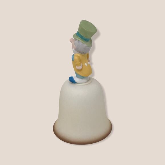 Disney Alice in Wonderland The Mad Hatter Porcelain Bell Figurine with Box - Picture 8 of 11